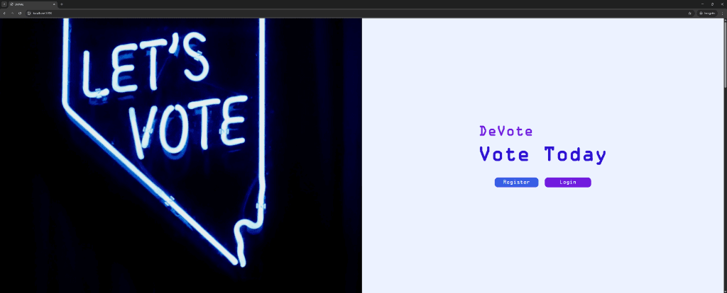 Blockchain Voting System